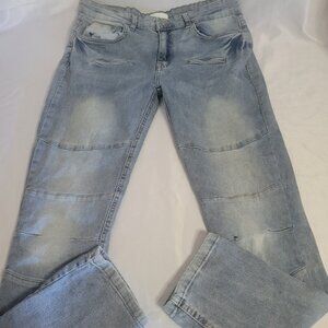 GS-115 Distressed Denim Jeans (Size 32)